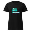 womens-basic-softstyle-t-shirt-black-front-6a1fabcfc89e2.jpg T-shirt femme Born to Burpee