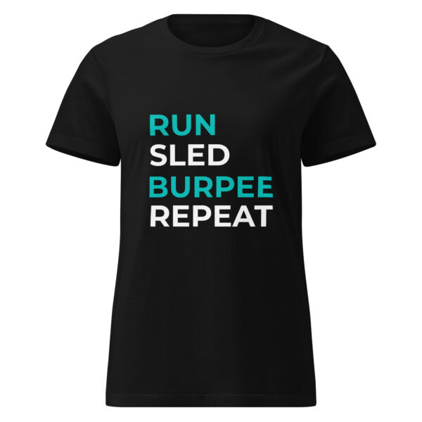 T-shirt femme Run Sled Burpee Repeat