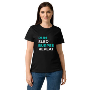T-shirt femme Run Sled Burpee Repeat