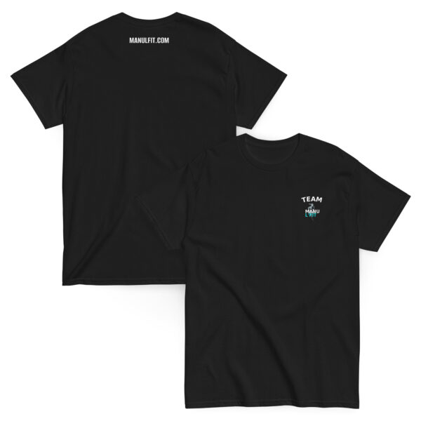 unisex-classic-tee-black-front-and-back-6aa6c8edc1fab.jpg T-shirt unisexe TEAM MANULFIT
